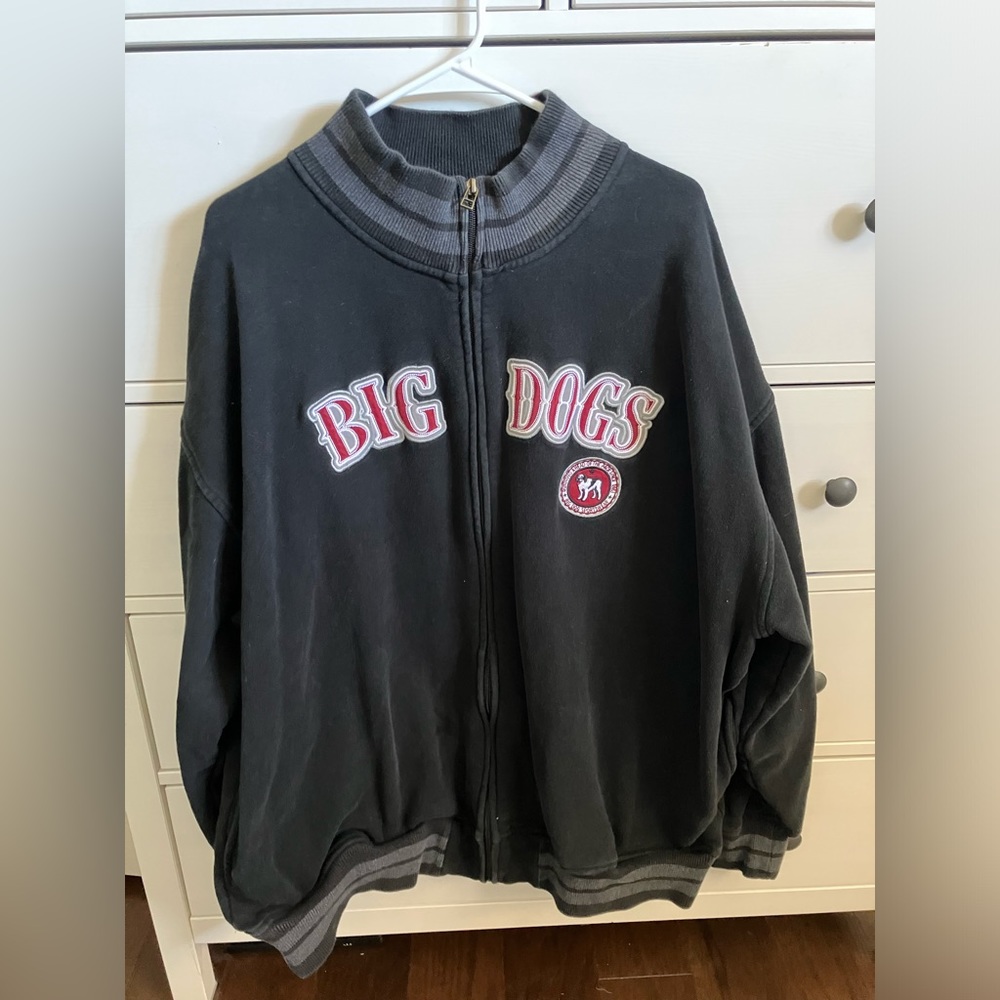 Big Dogs Zip Up Sweatshirt Size 3XL